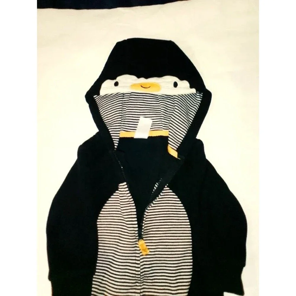 Carter's 12m Penguin Hooded Romper